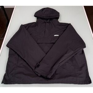 PacSun Tech-Anorak Pullover Hoodie Men's XL Black w/ logo Skate Streetwear